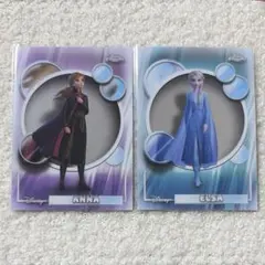 アナ エルサ 2枚セット 2026 topps Chrome ディズニーのサムネイル