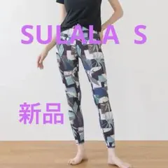 ⑪SUKALAスカーラ LAVA ヨガウェア レギンスL ボタニカル柄 ネイビー SUKALA】スカーラ LAVA レギンス L ボタニカル柄 スモークネイビー