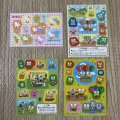 平成レトロ　シール　けろけろけろっぴ　サンリオ　非売品　キティ
