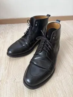 Maison Kitsuné レザーブーツ ブラック EU41 26cm - メルカリ