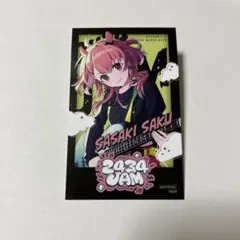 にじさんじ　笹木咲　2434JAM まねきねこ　フォトカード