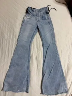 EMODA フレアデニムパンツ カットオフのサムネイル