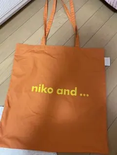 niko and ... オレンジトートバッグ