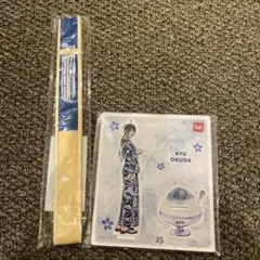 奥田彩友 推しアピ 扇子 アクスタ 浴衣 夏祭り ラボセ SWEETSTEADY