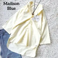 【未使用】マディソンブルー　j.bradley オックスフォードシャツ　イエローのサムネイル