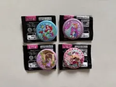 【値下げ】ディズニー　刺繍缶バッジ2 4種類セット