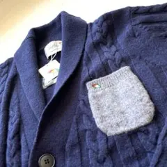 【新品タグ付き】アーノルドパーマー ケーブル編み ニットカーディガン