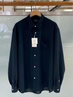 【新品】 ワッシャー ポプリン ジャストルーズ シャツ