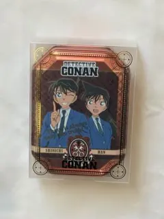 名探偵コナン ミニ缶 チョコレート 工藤新一 毛利蘭 （缶のみ）