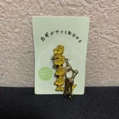 バッグキークリップ ウッドストックがいっぱい