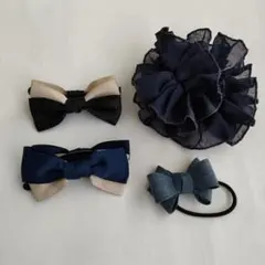 バレッタ　リボン　髪留め　シュシュ　まとめ売り