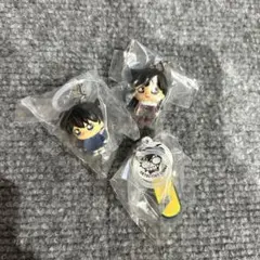 名探偵コナン めじるしアクセサリー3 毛利蘭　工藤新一　スケートボード　セット