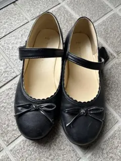 ELFINDOLL ブラックフォーマルシューズ 22.0