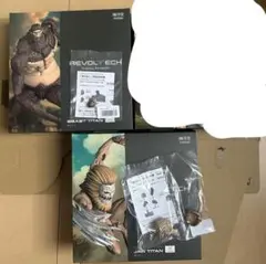 海洋堂 アメイジングヤマグチ 進撃の巨人 鎧の巨人 女型の巨人 セット