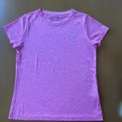 美品Under Armour HeatGear ピンクTシャツ LG