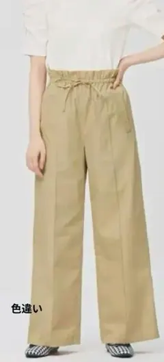 GU ペーパーバッグワイドパンツ　試着のみ美品