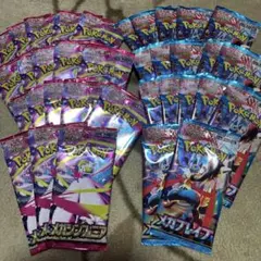 ポケモンカード　メガブレイブ17パック、メガシンフォニア18パック　計35パック