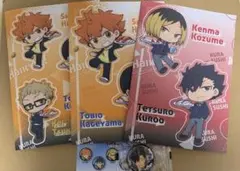 ハイキュー くら寿司 ノート 缶バッジ セット