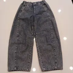 お値下げしました！デニム バレルレッグ　キッズ　140㎝