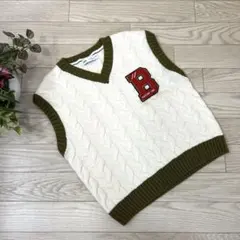 ZARA ケーブルニットベスト 120サイズ