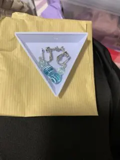 ハンドメイド とんぼ玉 イヤリング 2点セット