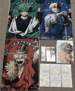 僕のヒーローアカデミア　新十傑　緑谷出久　爆豪勝己　轟焦凍　クリアファイル