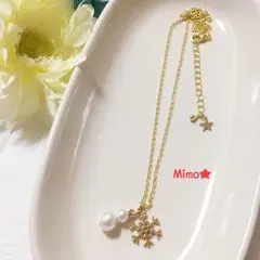 ★新作★♥️スノーマン ネックレス♥️