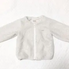 プティマイン ジップアップ ボアジャケット 90cm