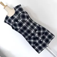 Myu ミュー パール ツイード ジレ ワンピ お呼ばれ kのサムネイル