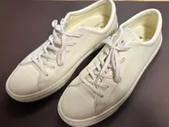 【美品】コンバース オールスター　ALLSTAR レザー　ホワイト