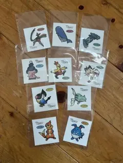 ポケモンデコキャラシール　映画公開記念　１０枚セット　⑤ 中古