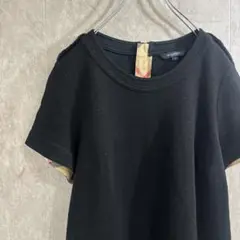 BURBERRY LONDON ノバチェック　半袖ワンピース ニット