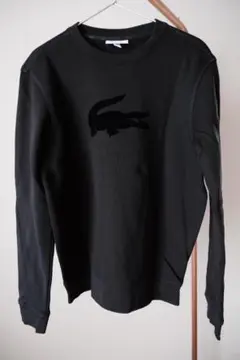 LACOSTE クルーネック スウェット ブラックのサムネイル
