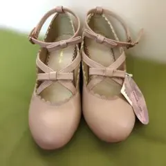 新品　未使用品　青木美沙子　しまむら　パンプス　りぼん　フリル