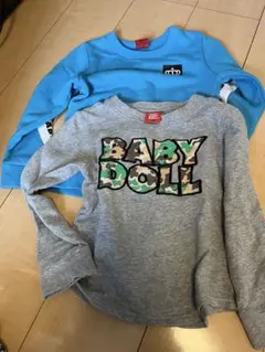 BABYDOLL 長袖　トレーナー　 2枚セット 120cm