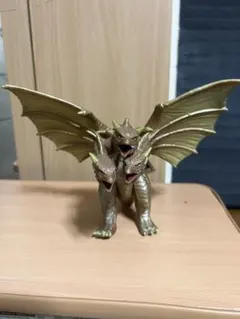 ☆バンダイソフビ東宝怪獣シリーズ☆白亜紀型キングギドラ1998タグ付き☆ゴジラ☆