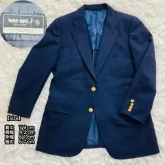 WAY-OUT テーラードジャケット　金ボタン