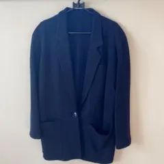 コルディア　カーディガン風ジャケット　美品　毛100%
