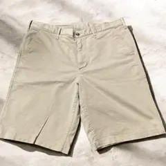 【人気カラー】GU ジーユー チノパン ハーフパンツ XL ベージュ