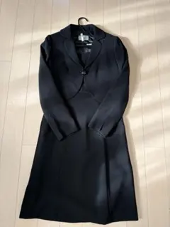 ブラックフォーマル 喪服 礼服 ワンピーススーツ ジャケットセットアップ　9号