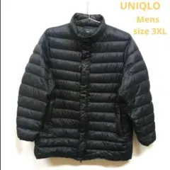 UNIQLO/ユニクロ　メンズ　ダウンジャケット　軽量　ブラック　3XLサイズ