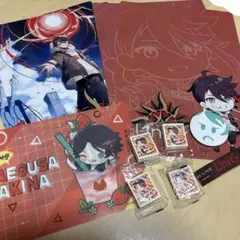 にじさんじ　三枝明那　クリアファイル　クリアポスター　缶バッジ　消しゴム