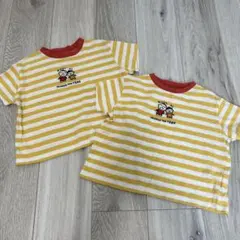 バースデイ フタフタ サンリオ みんなのたあ坊 Tシャツ 100cm 2着セット