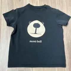 mont-bell クマ顔プリント Tシャツ 90