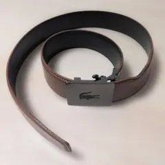 LACOSTE ブラウン　レザーベルト