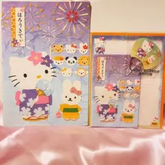 Sanrio ハローキティ のれん 2000年製 すいれん 金魚 - メルカリ