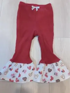 未使用 バースデー ディズニー フレアパンツ 90サイズのサムネイル