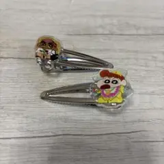 クレヨンしんちゃん アクリルヘアクリップ 2個セット