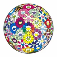 村上隆 版画 「お花の玉の上にて、パンダの子供がすやすや。寝ています