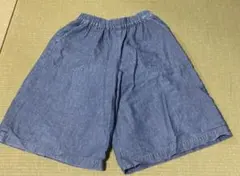ユニクロキッズ　120サイズ　S デニム　ハーフパンツ